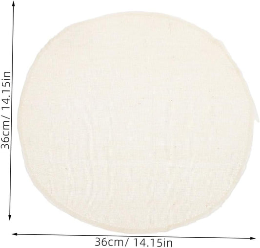 Healifty 20pcs Cotton Steaming Cloth Round Liners Dim Sum Tools Steamer Gauze Non Stick Pad Air Fryer Liner Mesh Mat Pad for Steamed Buns Dumplings Baking Cooking