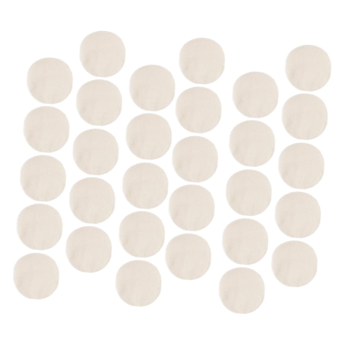 Luxshiny 30 Pcs Non-Stick Cotton Steamer Pads for Dumplings and Buns Breathable Round Steamer Cloths for Home Cooking and Baking