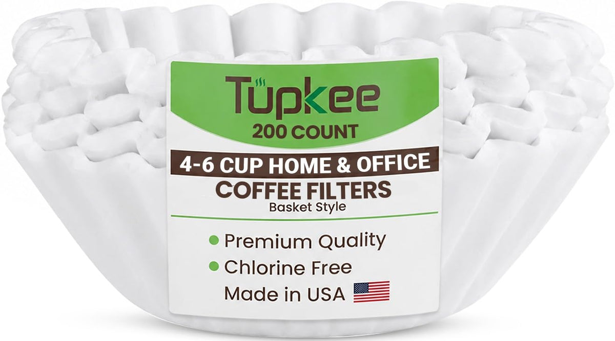 Coffee Filters For 4-6 Cup Coffee Makers, 400 Count, Made In USA