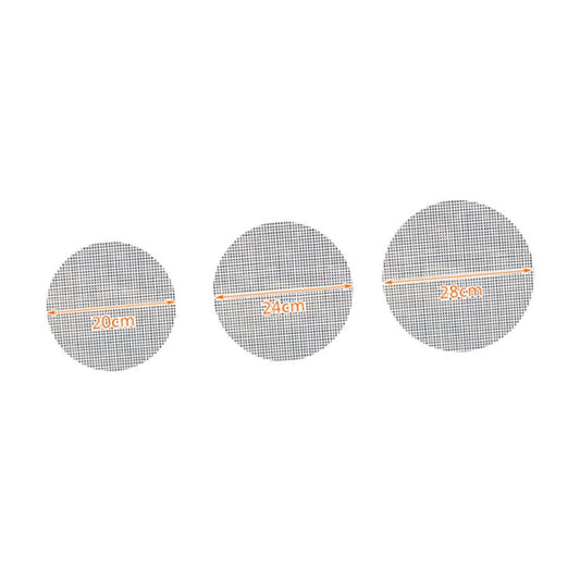 Reusable Round Silicone Steamer Mesh Pad for Dumplings, 5 Pcs