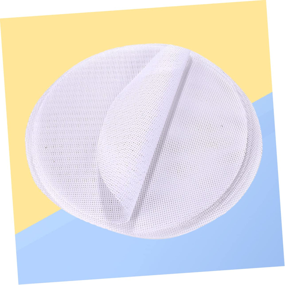 MAGICLULU 15pcs Reusable Silicone Steamer Mesh Non-Stick Pad for Dumplings Round Shape Baking Mat for Steamed Buns Diameter
