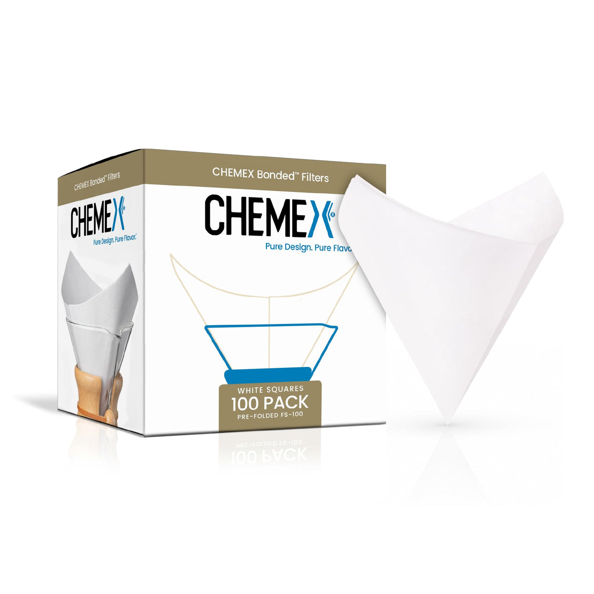 Chemex Bonded Filter - Circle - 100 ct - Exclusive Packaging