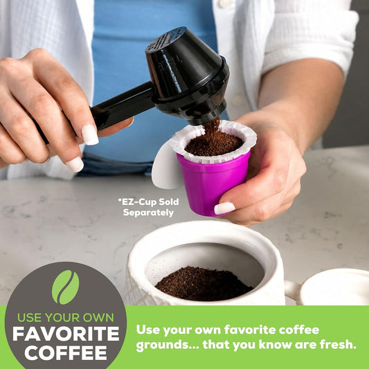 Perfect Pod EZ-Cup Paper Filters with Lid for Reusable Coffee Pods, 200 Ct
