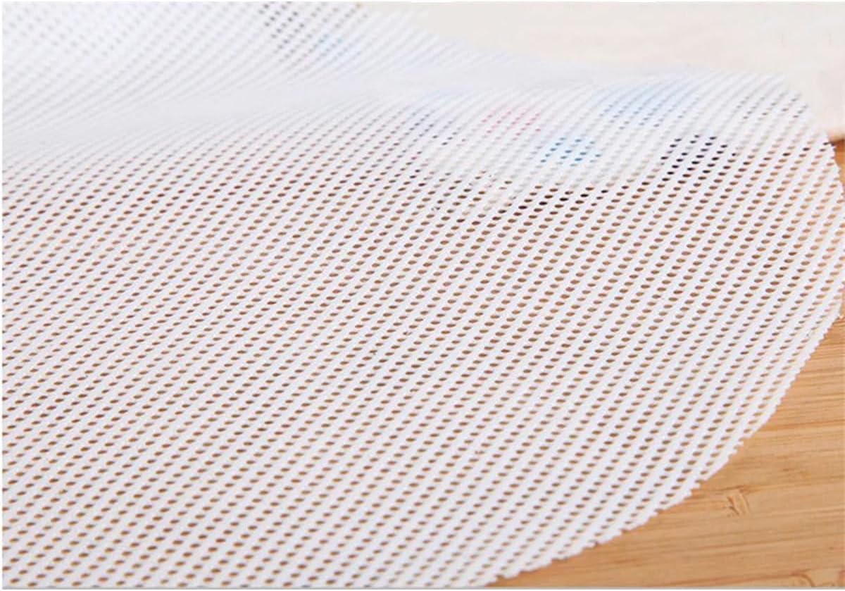 5PCS 7.87" Silicone Steamer Liners for Home Kitchen, White