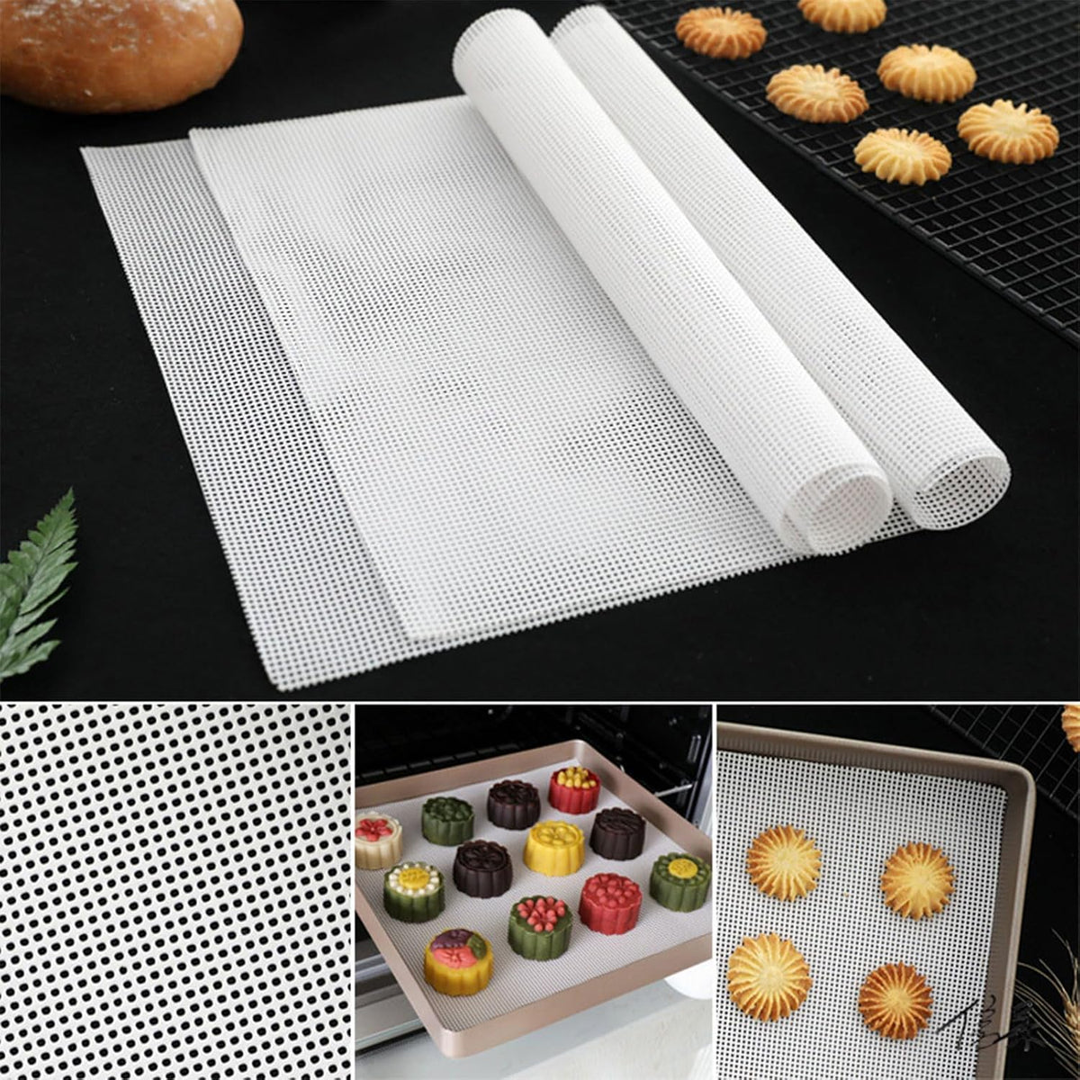 6pcs Reusable Food Grade Silicone Steamer Liners Mesh Non -Stick Steamed Square Shape Baking Pastry Dim Sum Steamer Papers Bamboo Dumpling Mat (Square)