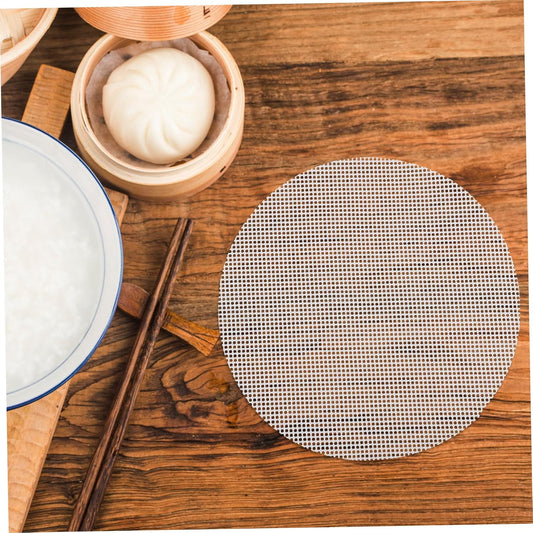 10pcs round Silicone Steamer Pads for Baozi, Non-stick Kitchen Mats