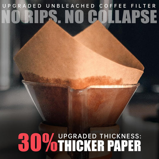 200 ct Coffee Filters, for Pour-Over Coffee Makers, 5-13 Cups