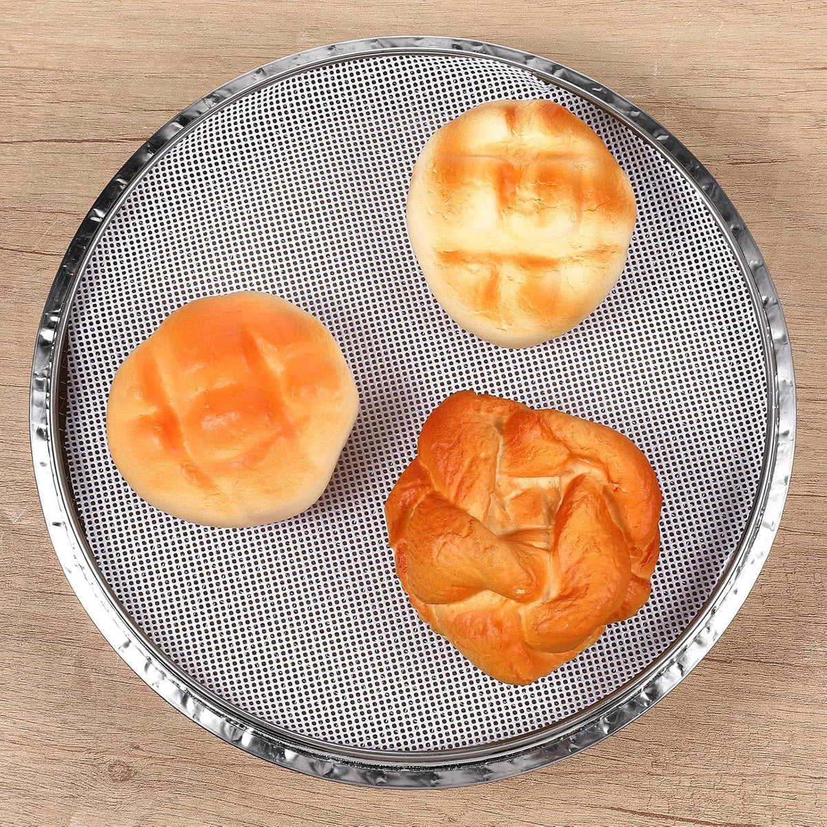 16 Pcs Silicone Dehydrator Sheets 21 x 14 Inch Non Stick Silicone Mesh Reusable Dehydrator Tray Liner Fruit Dryer Mats for food fruit Freeze Dryer