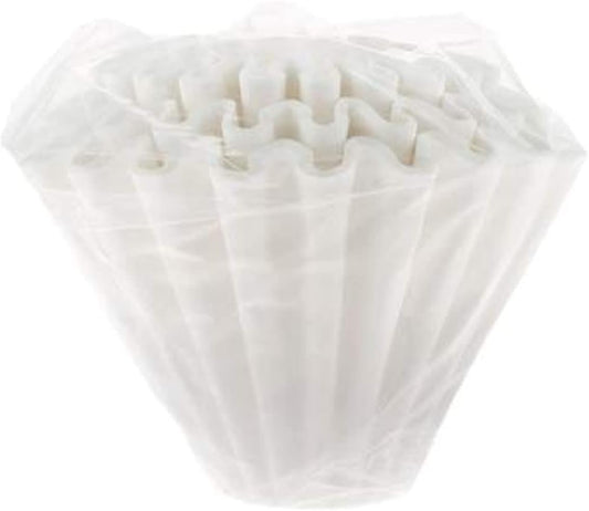 Fellow Stagg [XF] Pour Over Coffee Filters, 45 Count Flat Bottom, White
