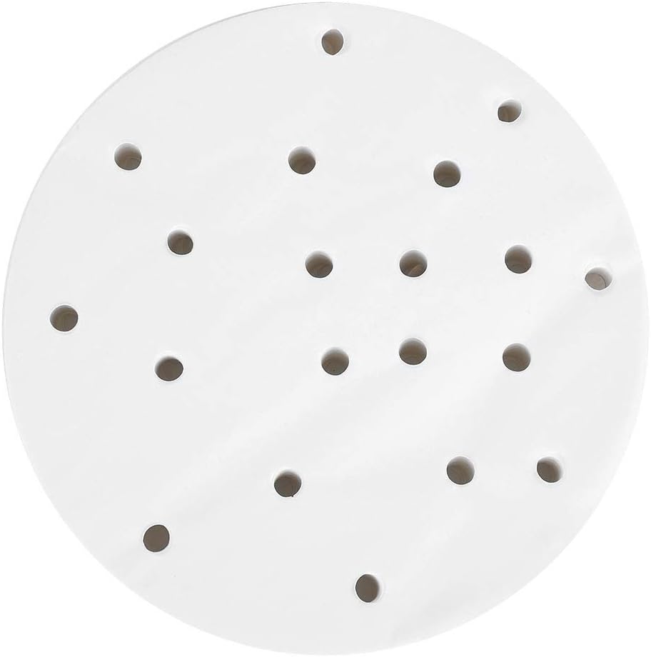 400PCS Steamer Cooking Paper Non Stick Under Steam Mat Liners for Restaurant Kitchen Use Steamed Buns Dumplings