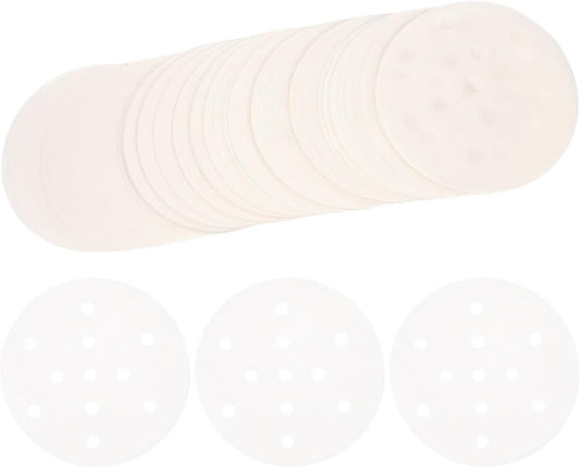 White Wood Pulp Steamer Paper Liner 500pcs Non Stick Bun Mat