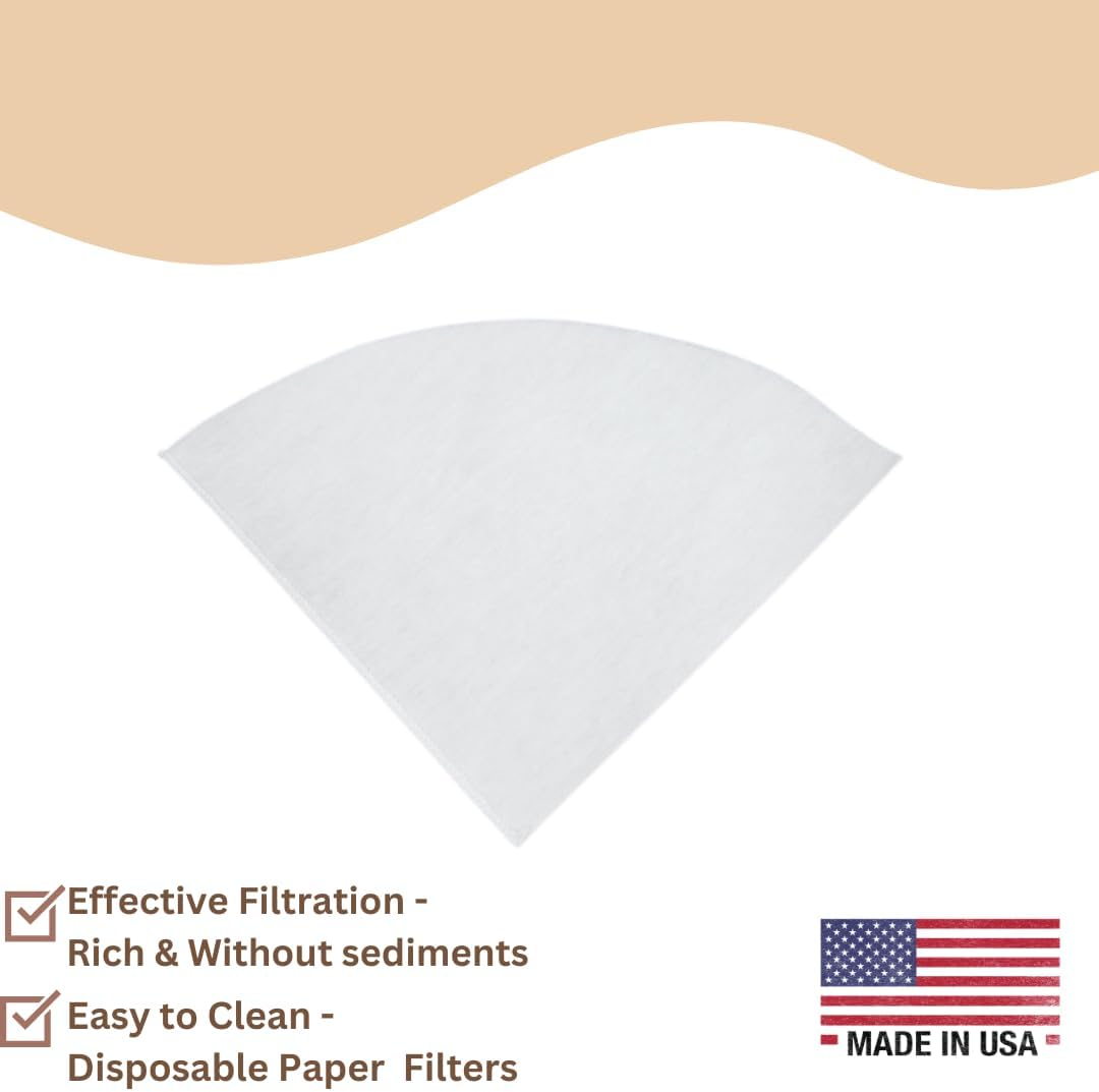 Disposable Cone Paper Filters for Cuisinart Coffee Maker (200 Pack)