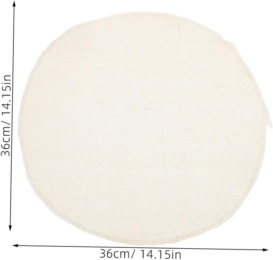 Healifty 20pcs Cotton Steaming Cloth Round Liners Dim Sum Tools Steamer Gauze Non Stick Pad Air Fryer Liner Mesh Mat Pad for Steamed Buns Dumplings Baking Cooking