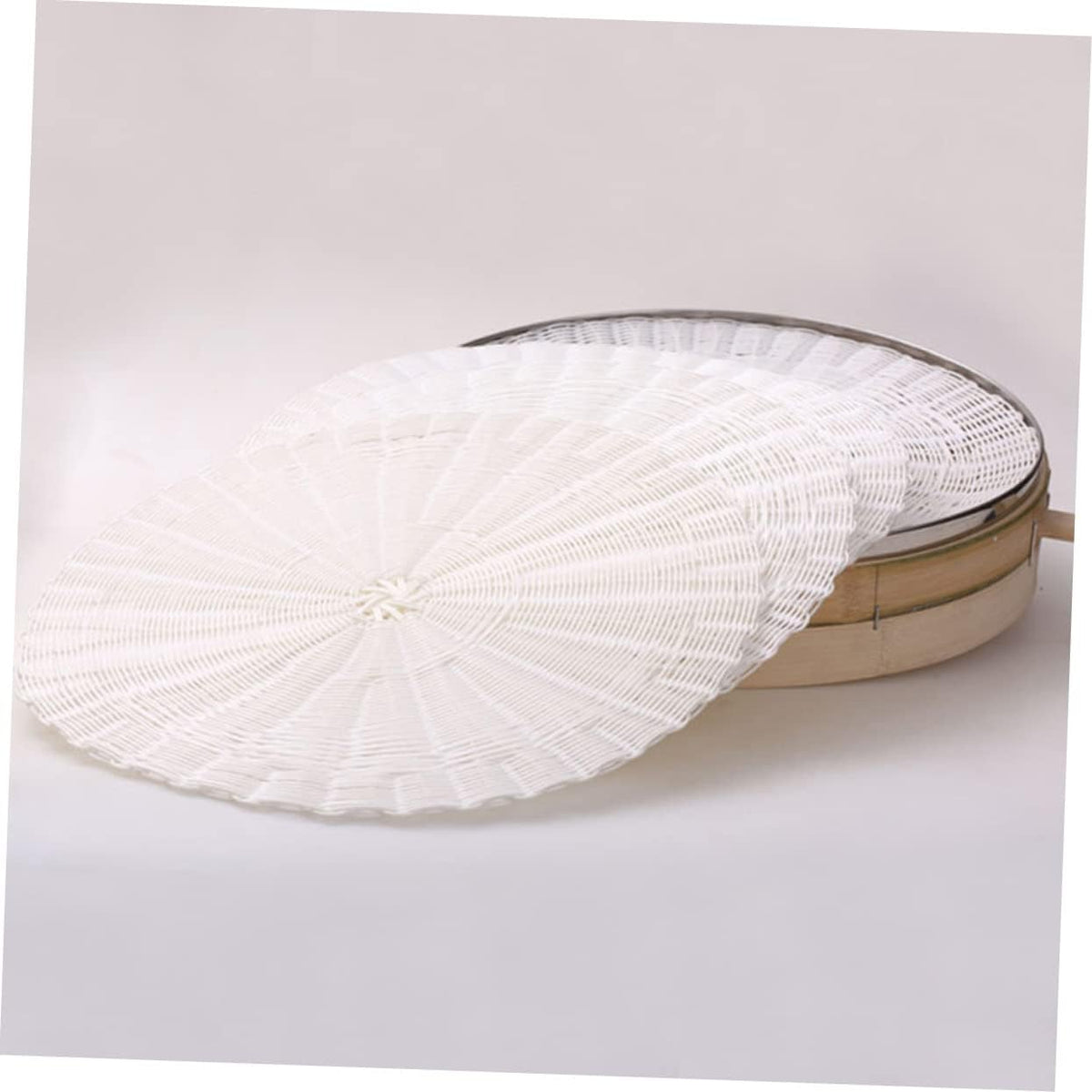 2 Pack round Silicone Steamer Mats Non Stick for Dumpling