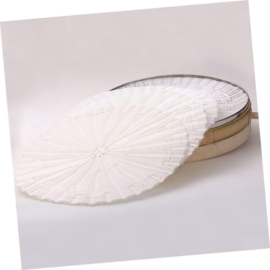 2pcs round Silicone Steamer Mats for Steamed Buns and Dumplings