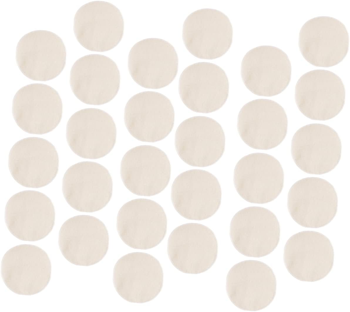 Luxshiny 30 Pcs Non-Stick Cotton Steamer Pads for Dumplings and Buns Breathable Round Steamer Cloths for Home Cooking and Baking