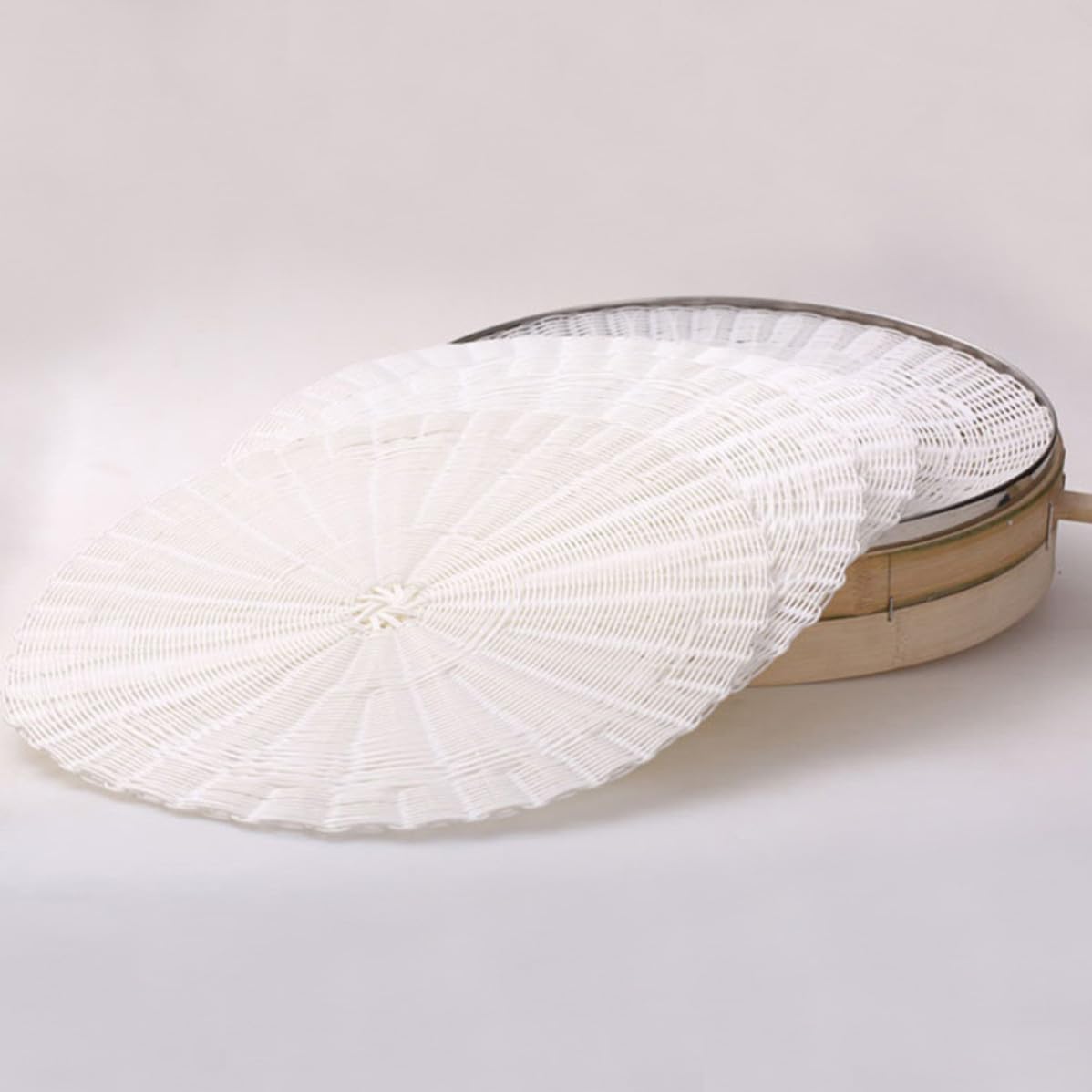 2pcs Silicone Steamer Pad for Dumplings Steamed Buns and Dim Sum