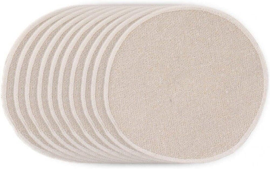 10pcs Round Cotton Yarn Cloth Reusable Non Stick Household Liners Cloth Mesh Mat Pad Steamed Buns Dumplings Baking Cooking Tool