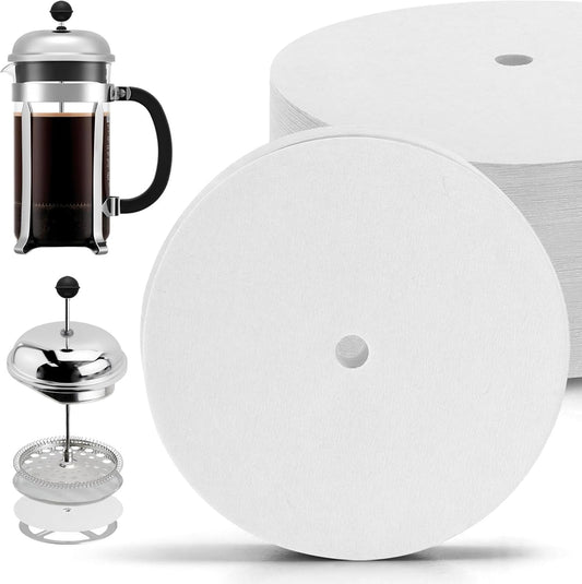 150 Pcs Disposable Coffee Filters for Bodum French Press 34 Oz