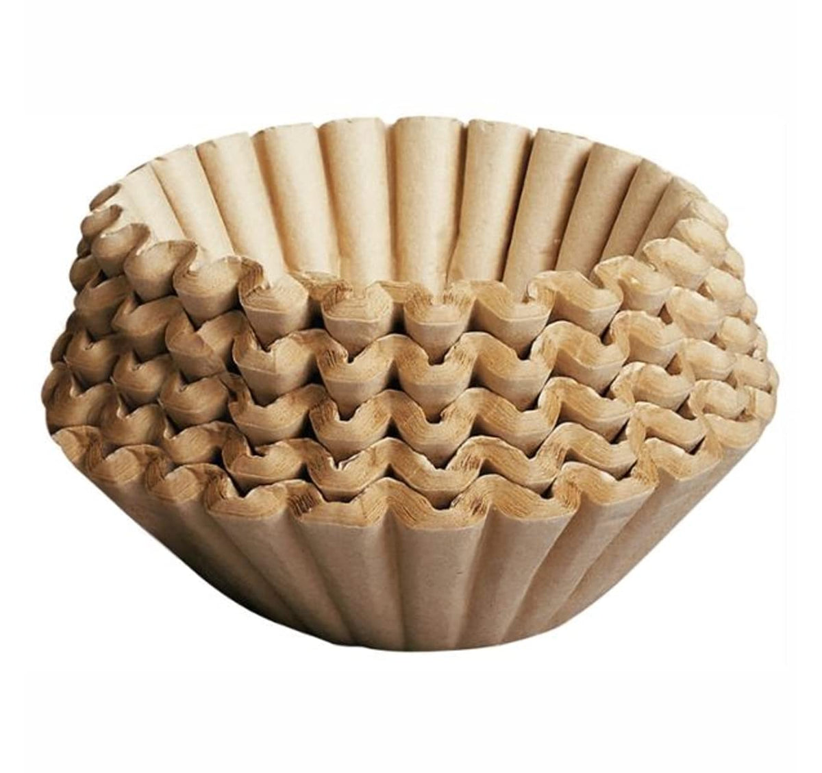 Extra Large Coffee Filters 12, 13, 14, 15, 16 Cup Basket for Commercial, Domestic Coffee Maker Extra High Extra Wide, Anti ground, Flattened Diameter 9.75" (200)