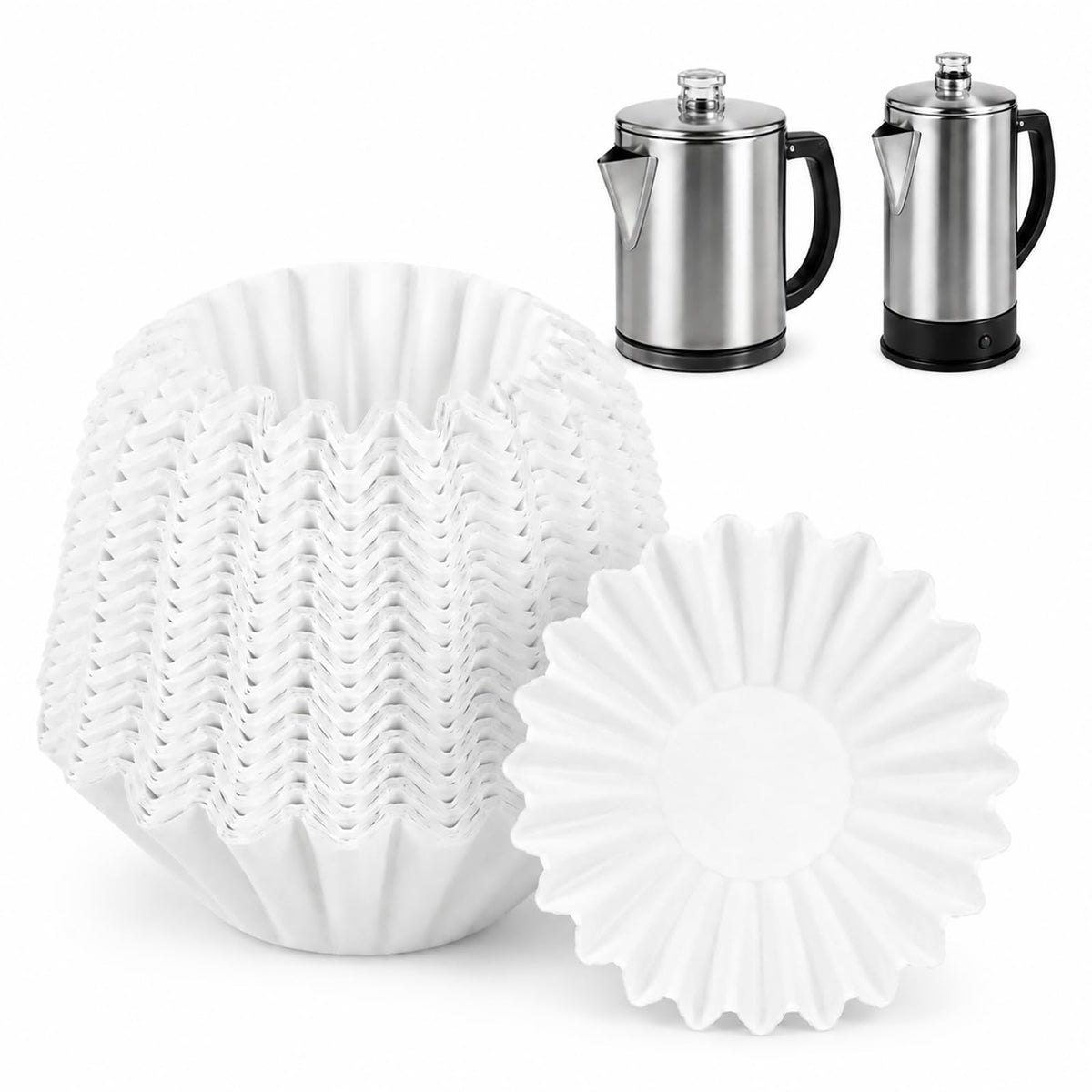 150pcs Percolator Coffee Filters for Presto Coffee Maker Disposable Filters