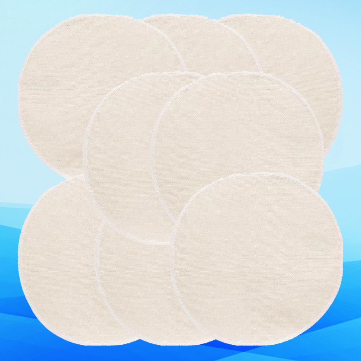 10pcs round Cotton Steamer Cloth Pads Non Stick for Dumplings