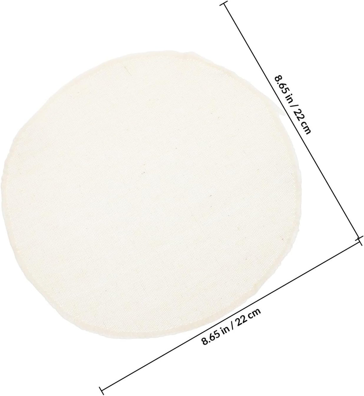 20pcs Cotton round Steamer Liner Mat 22cm Food Steaming Cloth