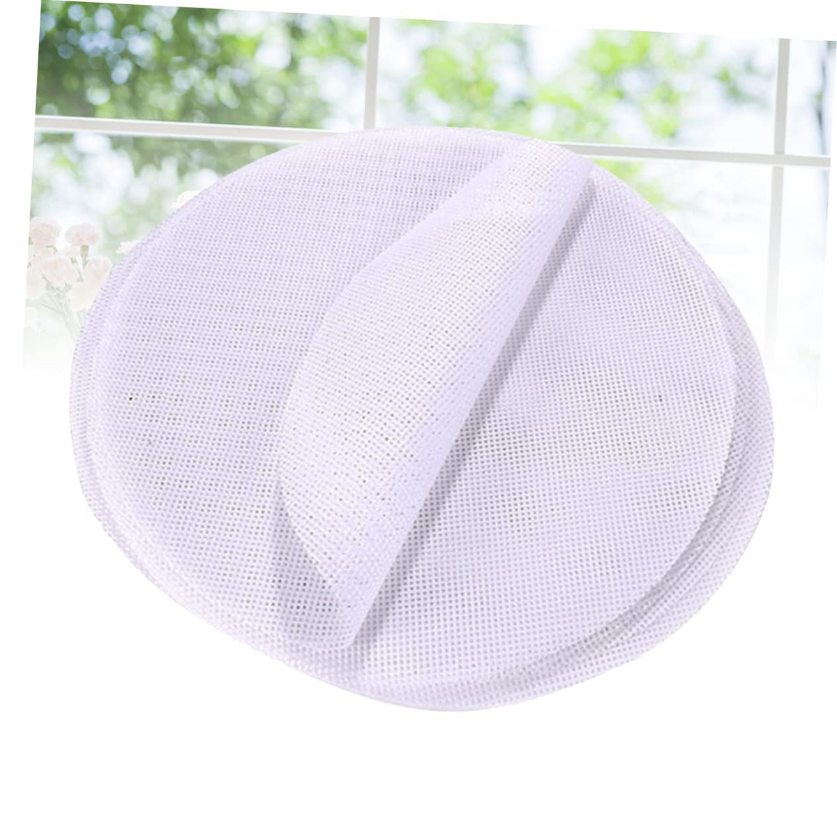 MAGICLULU 15pcs Reusable Silicone Steamer Mesh Non-Stick Pad for Dumplings Round Shape Baking Mat for Steamed Buns Diameter