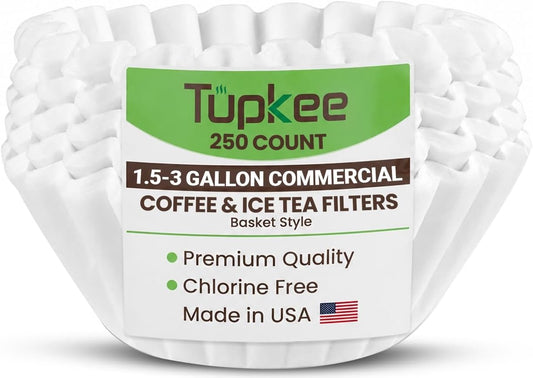 Extra Large Commercial Coffee Filters, 13.75” x 5.25”, 250 Count
