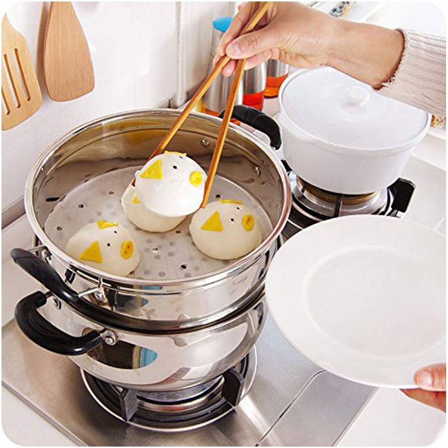 300pcs Air Fryer Liners 7.5 inch Premium Round Bamboo Steamer Liners