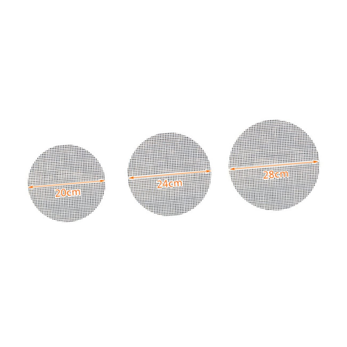 Reusable Round Silicone Steamer Mesh Pad for Dumplings, 5 Pcs