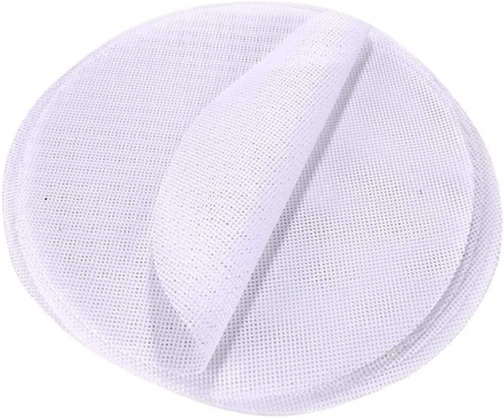 SHOWERORO 20pcs Reusable Silicone Steamer Pads Non- Round Shape Dumpling Mat Diameter Non-stick Steamed Buns Baking Mesh for Dim Sum and Food Processing