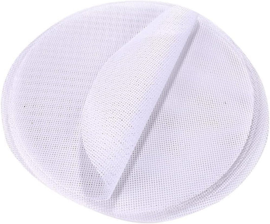 SHOWERORO 20pcs Reusable Silicone Steamer Pads Non- Round Shape Dumpling Mat Diameter Non-stick Steamed Buns Baking Mesh for Dim Sum and Food Processing