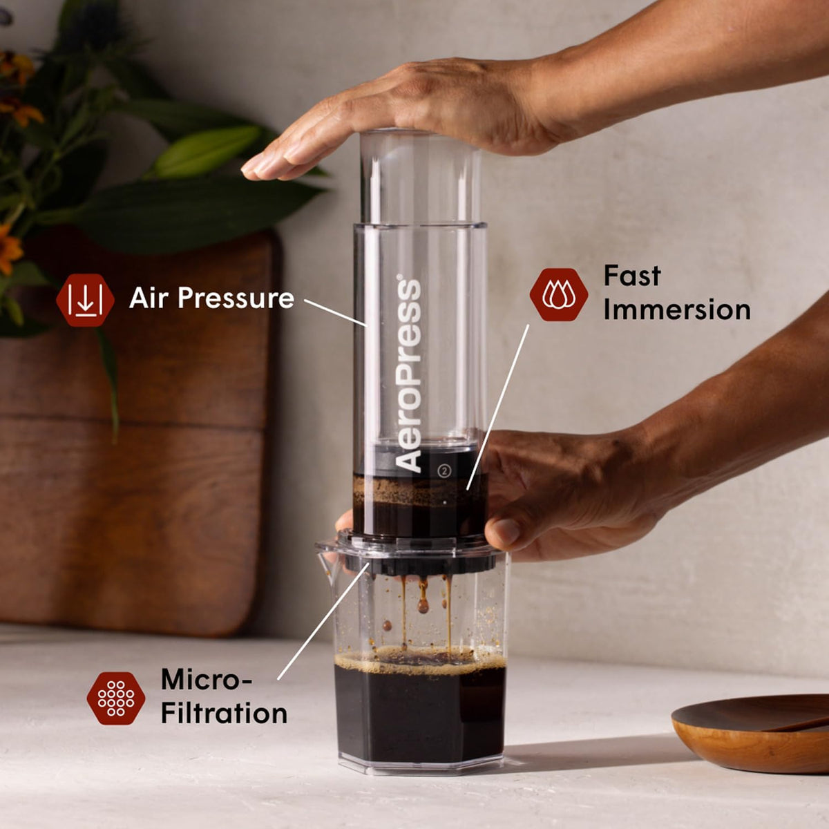 AeroPress XL Natural Paper Micro-Filters, XL Size, 200 Count