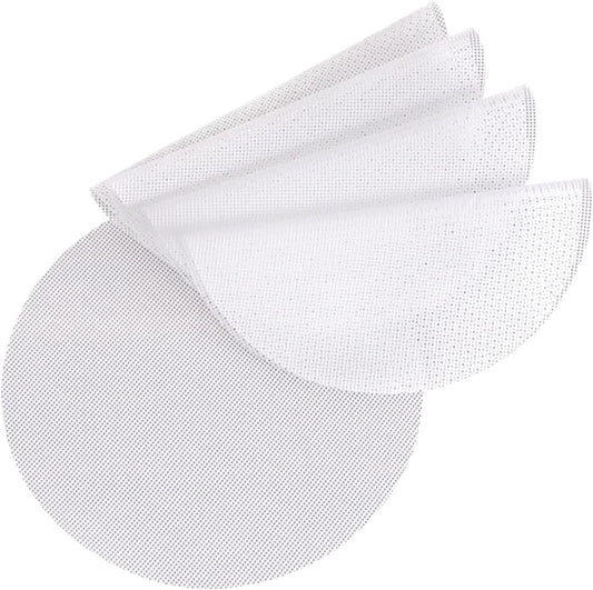 5PCS 7.87" Silicone Steamer Liners for Home Kitchen, White