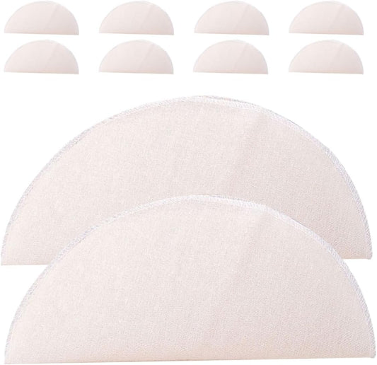 Garneck 10pcs Cotton Steamer Liners Reusable Round Mats for Steamed Buns and Dumplings Non-stick Cooking Breathable Design for Even Cooking and