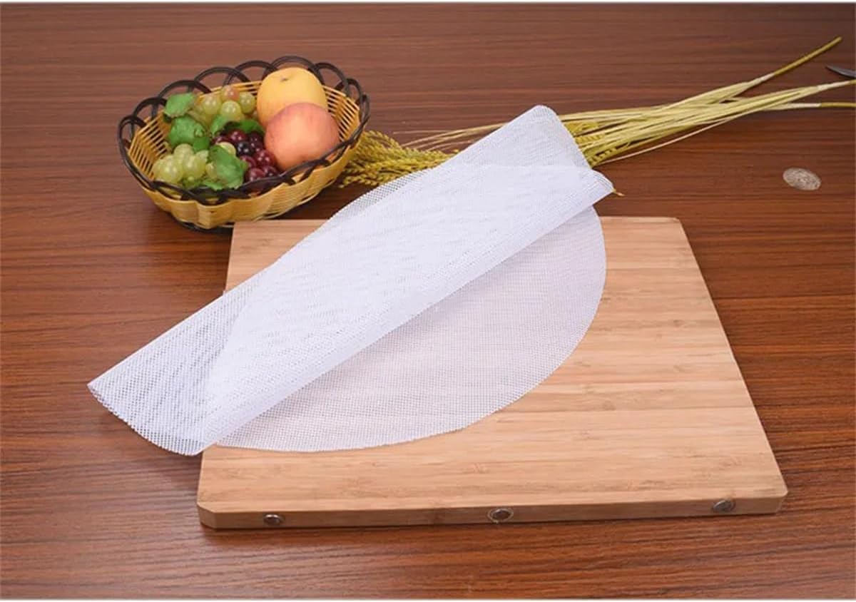5PCS 7.87" Silicone Steamer Liners for Home Kitchen, White