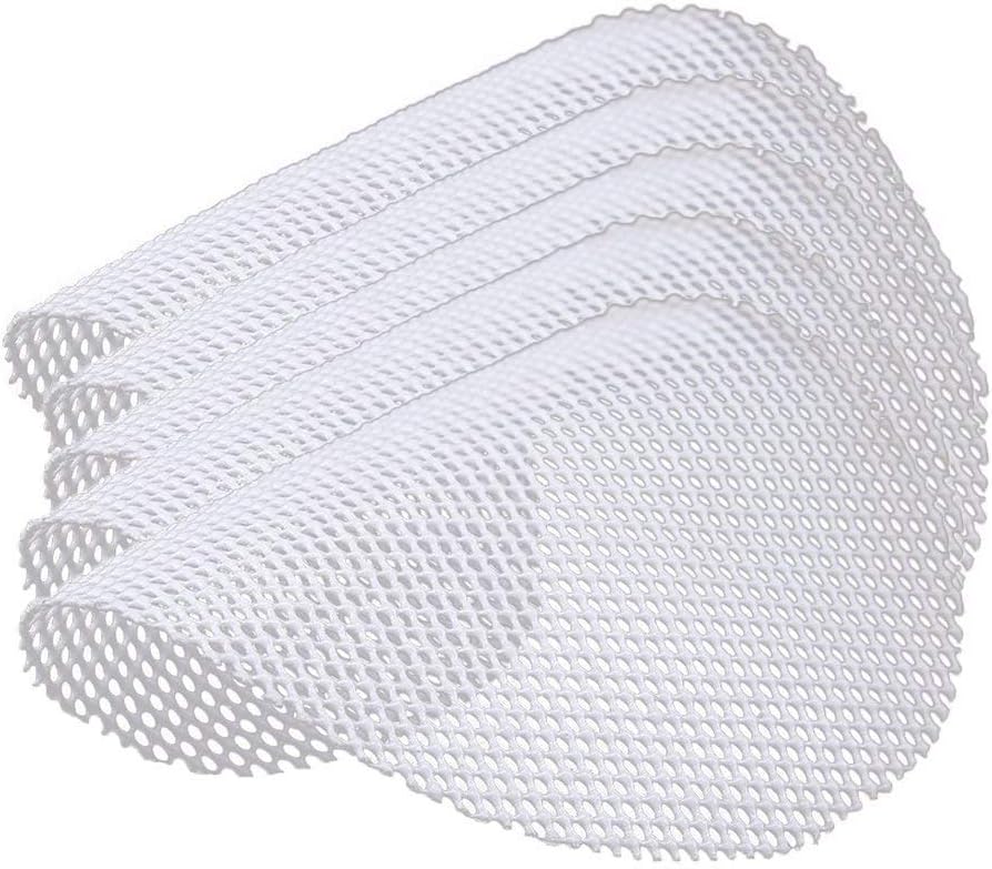 INCHANT Silicone Steamer Mesh Mats, Reusable Non-Stick Round Steamer Pad, Steamed Buns Baking Pastry Mat, 40cm in Diameter, Set of 3