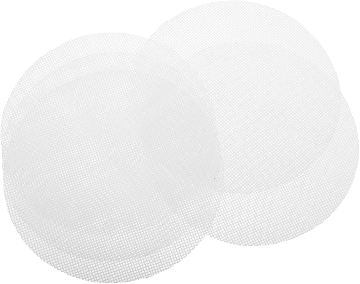 5 Pcs Reusable Round Silicone Steamer Pads Non Stick Dumplings Mat for Baking Diameter Silicone Mesh for Dim Sum and Steamed Buns Cooking Accessory