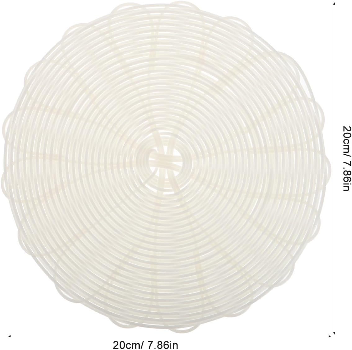 2pcs Woven Steamer Liner Mat Food Grade PP Non Stick Baking Pad