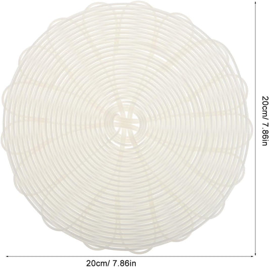 2pcs Woven Steamer Liner Mat Food Grade PP Non Stick Baking Pad