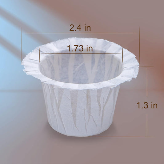 Irmidi 300 Count Disposable Coffee Filters for Keurig 1.0 and 2.0,White