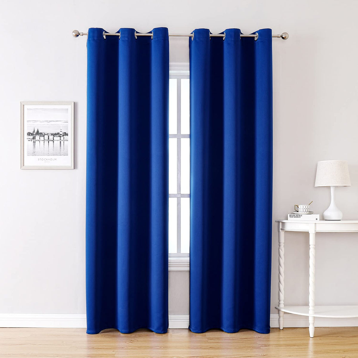 ChrisDowa Small Blackout Curtains for Kitchen & Bedroom 36 Inches Long