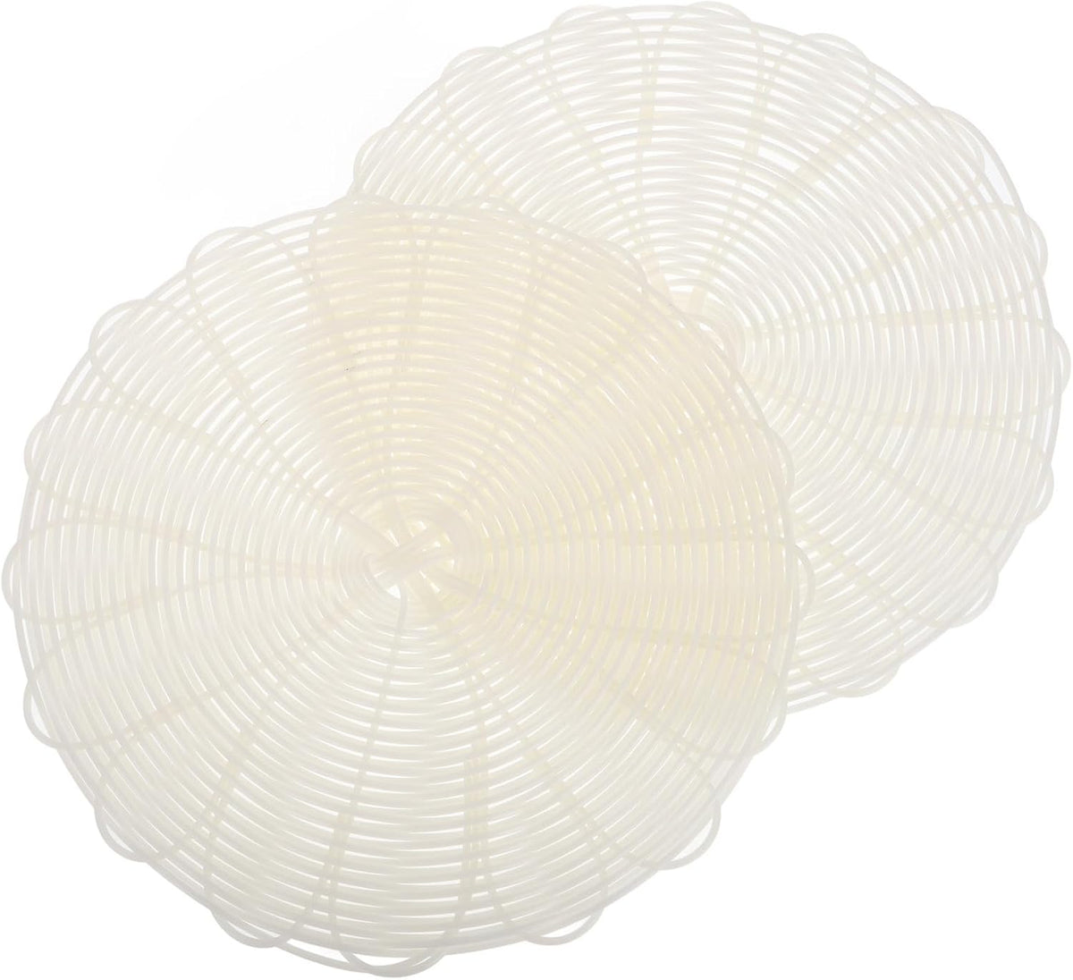 2pcs Steamer Mat Food Grade PP Liner for Dumplings and Steamed Buns