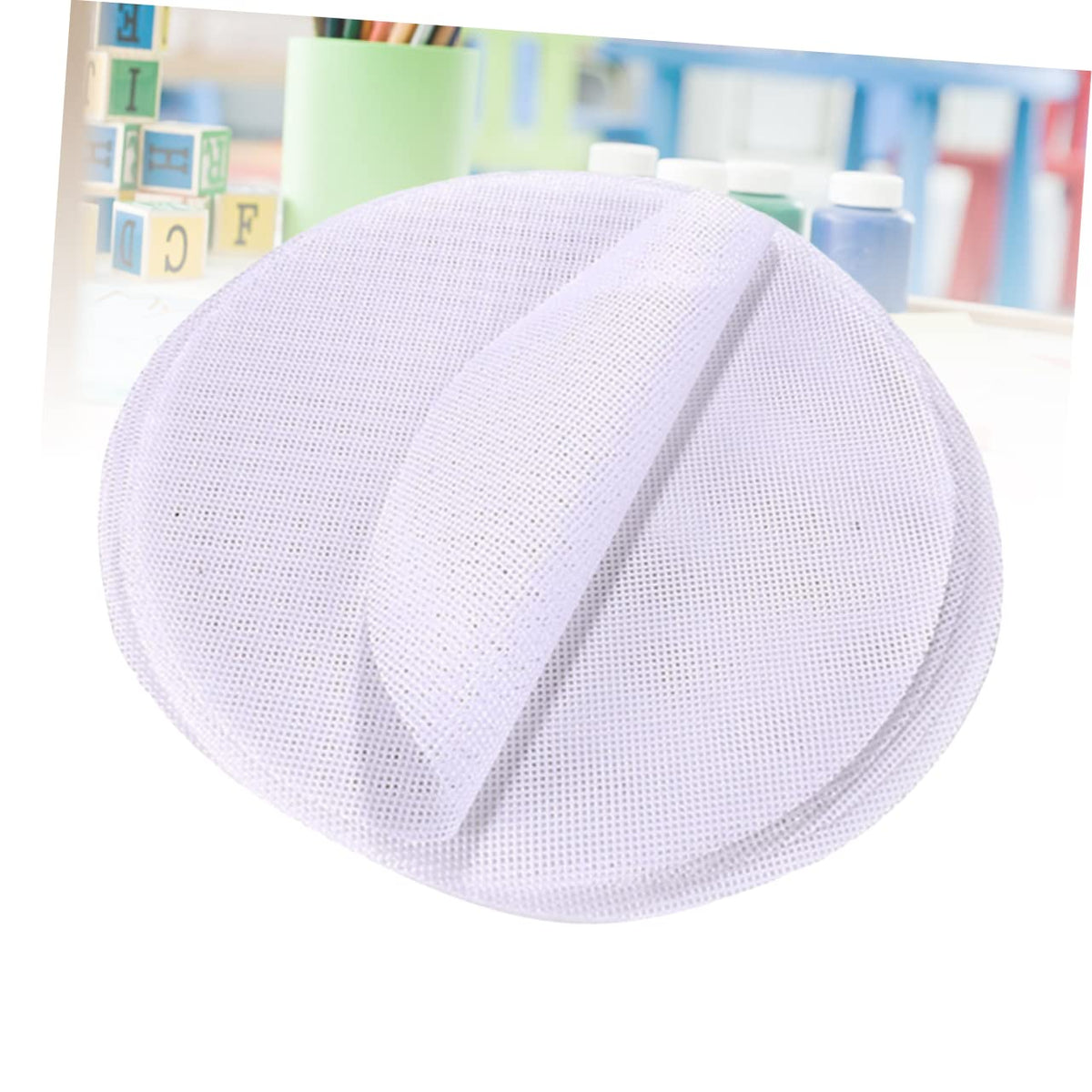 MAGICLULU 15pcs Reusable Silicone Steamer Mesh Non-Stick Pad for Dumplings Round Shape Baking Mat for Steamed Buns Diameter