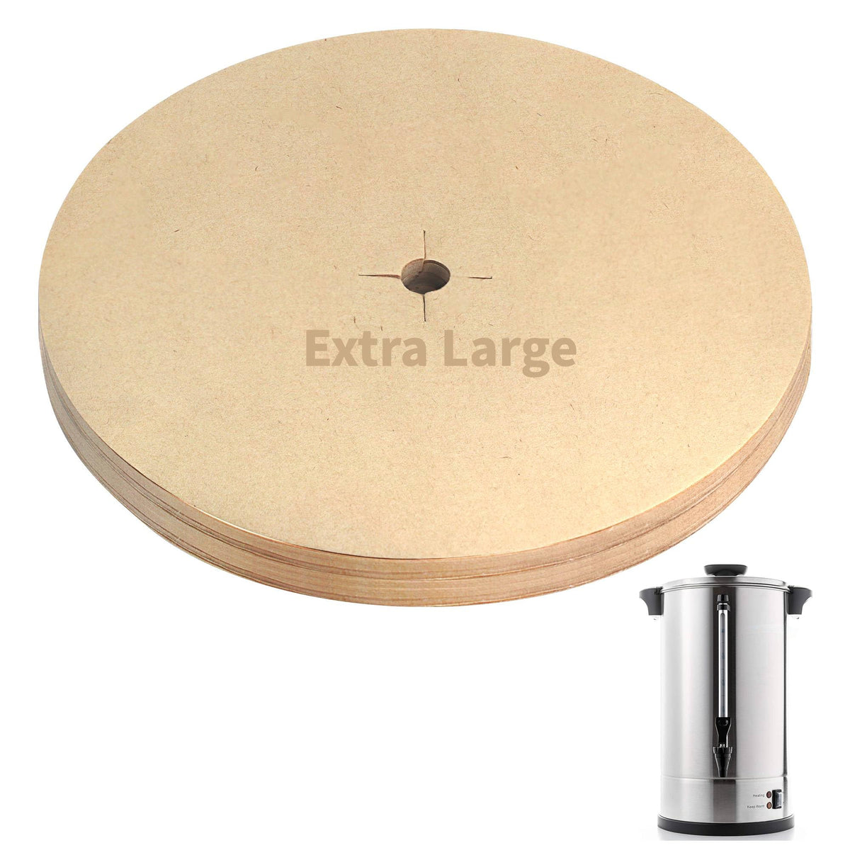 100 Pcs Perforated Filter Paper for Sybo Commercial Coffee Maker 16 L