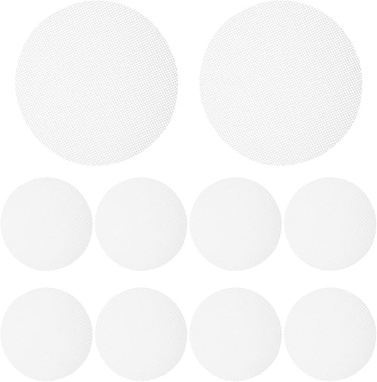 Reusable Silicone Steamer Mats Non-stick round Steamer Liners 16cm for Steamed Buns Dumplings Kitchen Baking 10pcs Set