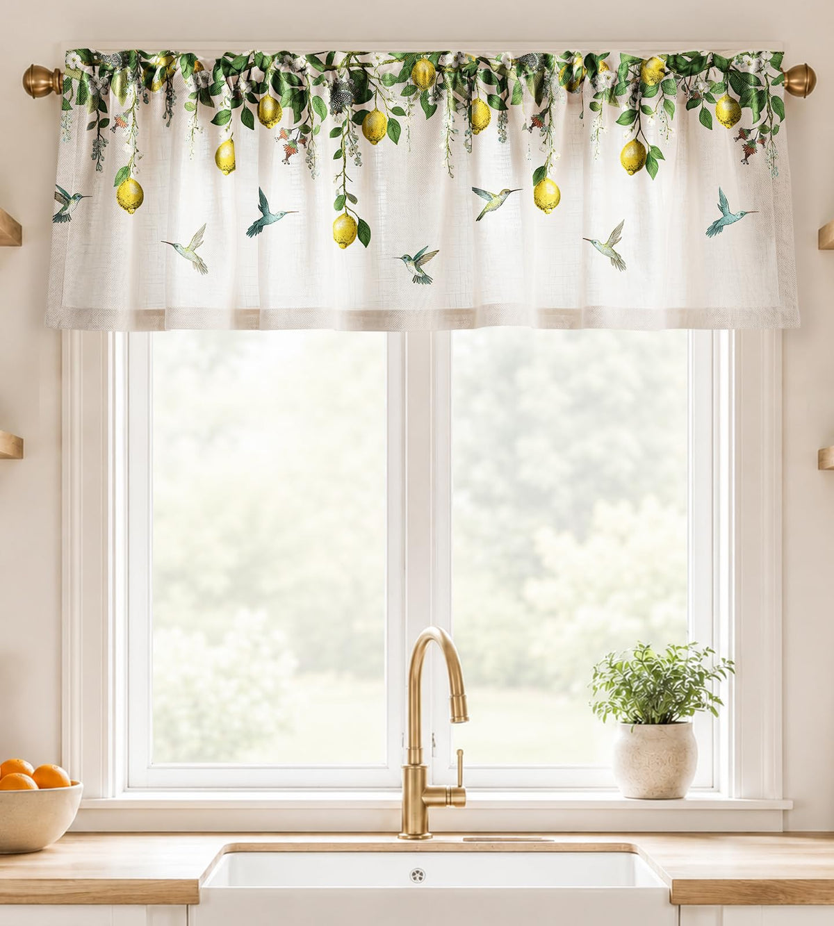 Miss Adola 36 Inch Length Kitchen Tier Curtains, Vintage Floral