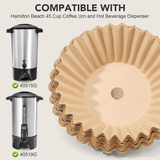 100Pcs Coffee Filter for Hamilton Beach 45 Cup & Urn Hot Beverage Dispenser