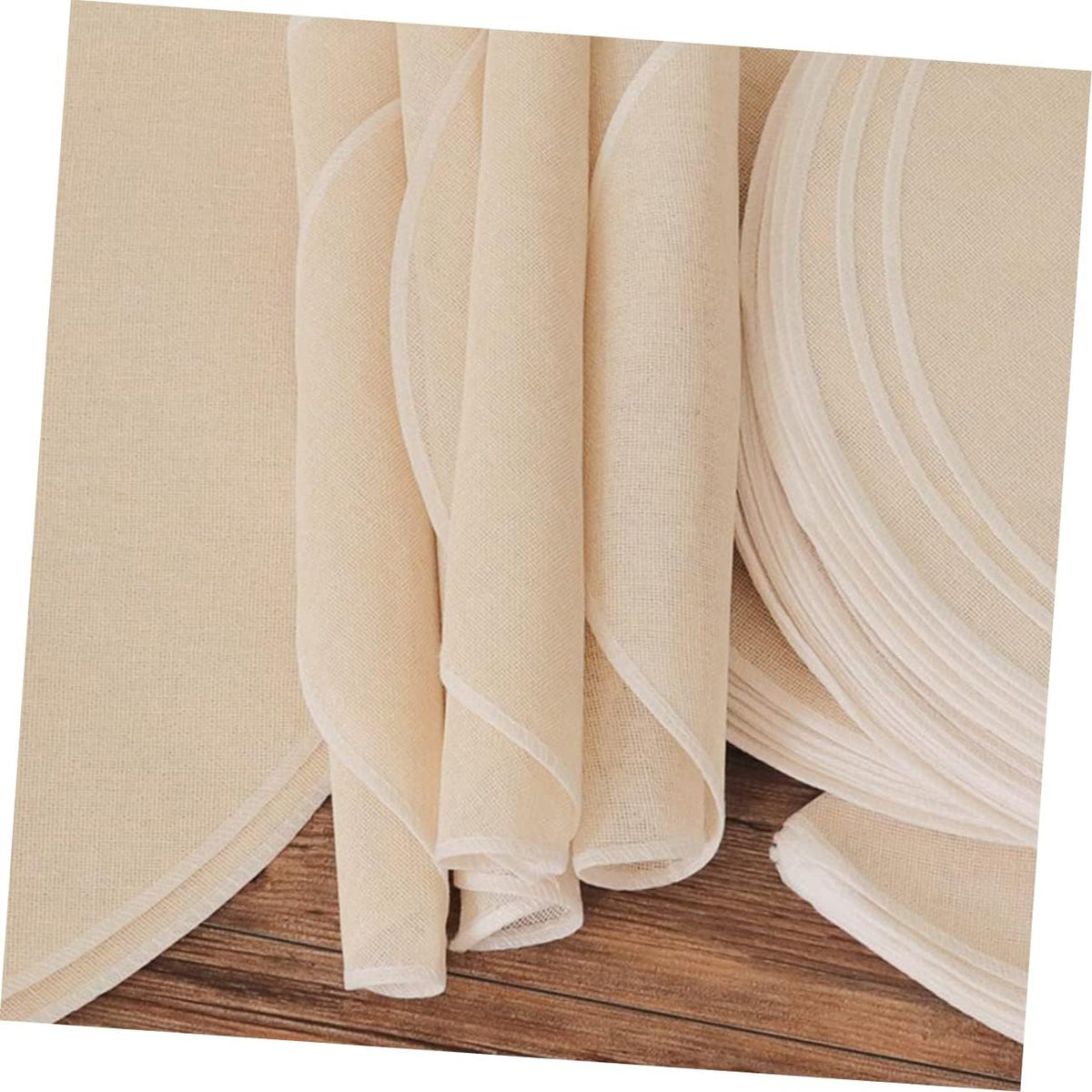 30pcs round Cotton Yarn Steamer Pads for Steamed Buns